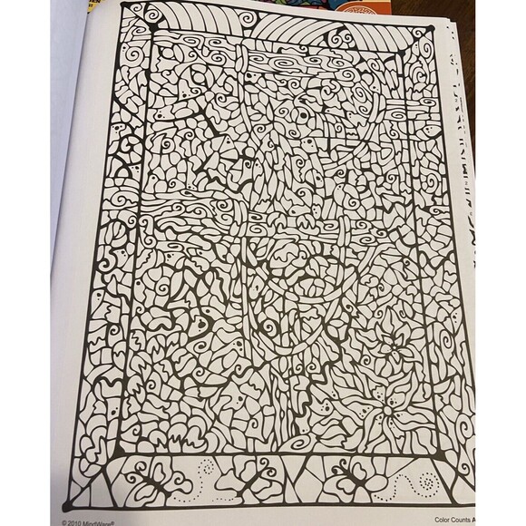 Adult Coloring Animals Color By Number  Hidden Images 2010 Made USA MindWare - Picture 3 of 5